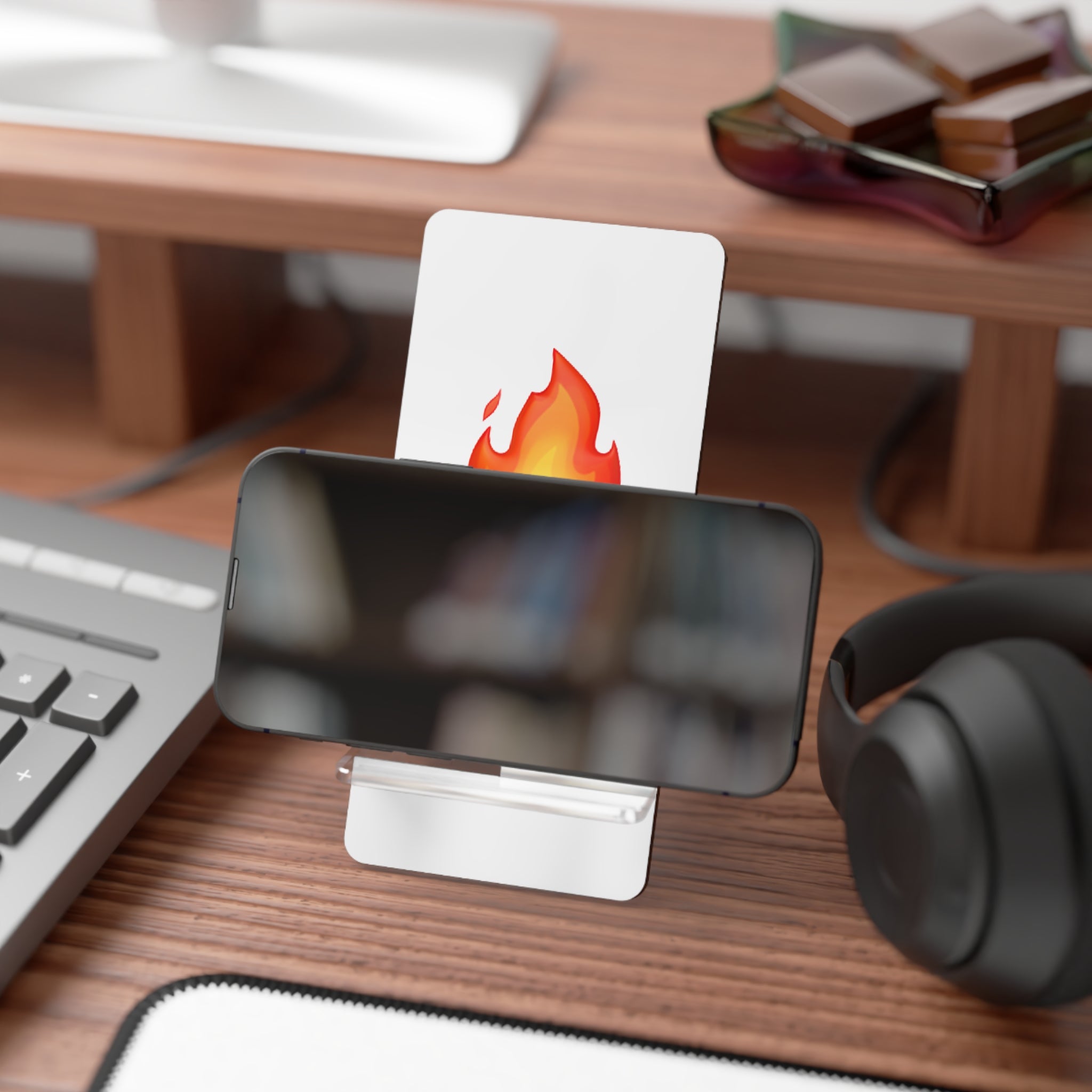 Phone Stand — Flame Design