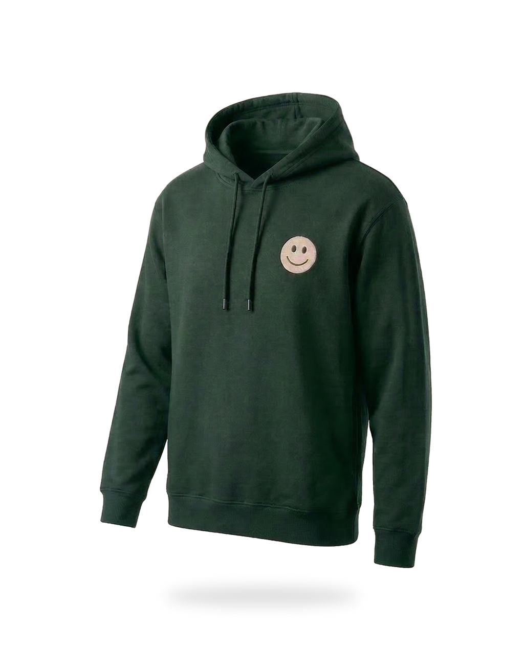 EM-JI HOODIE SMILE - DARK GREEN