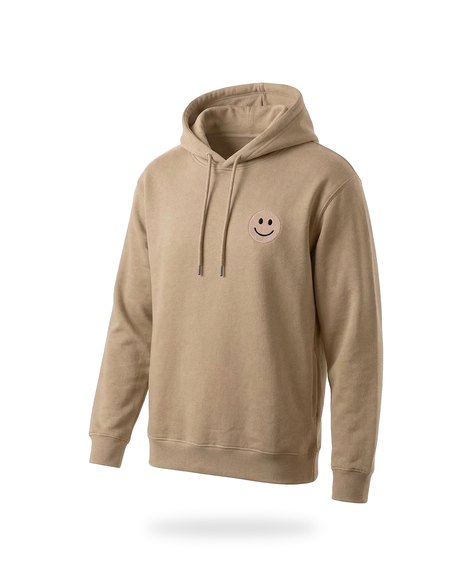 EM-JI HOODIE SMILE - SAND BEIGE