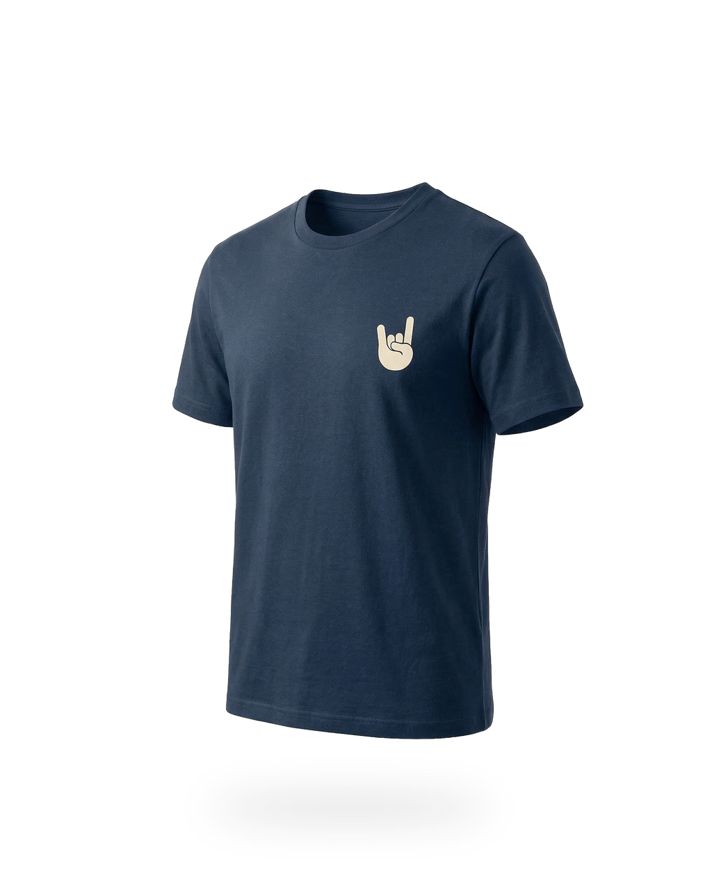 EM-JI T-SHIRT ROCK & ROLL NAVY