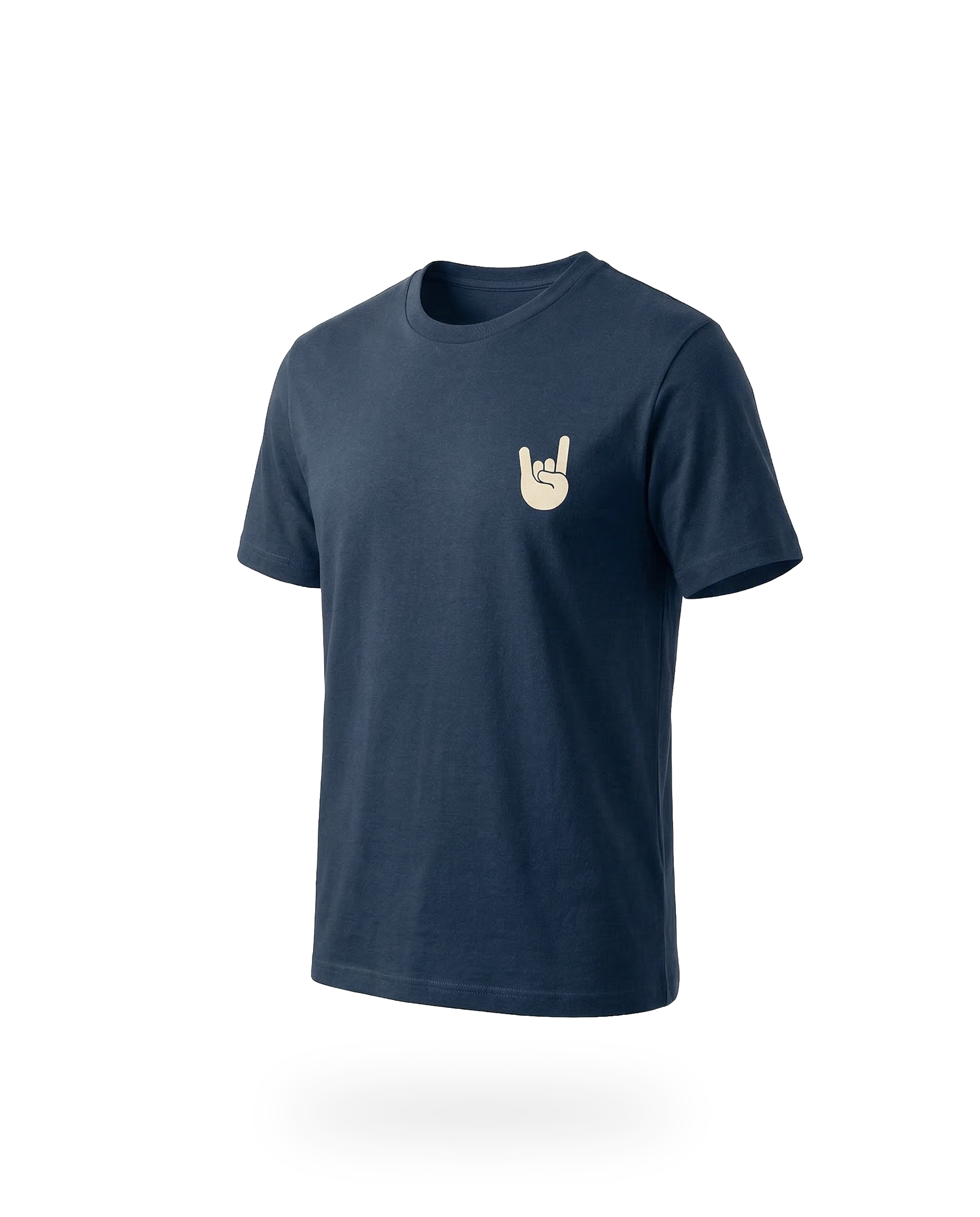 EM-JI T-SHIRT ROCK & ROLL NAVY