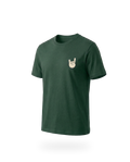 EM-JI T-SHIRT ROCK & ROLL DARK GREEN