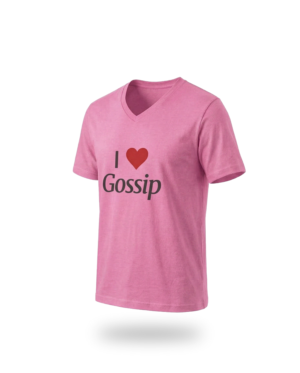 I LOVE GOSSIP V-NECK TEE FOR HER