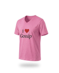 I LOVE GOSSIP V-NECK TEE FOR HER