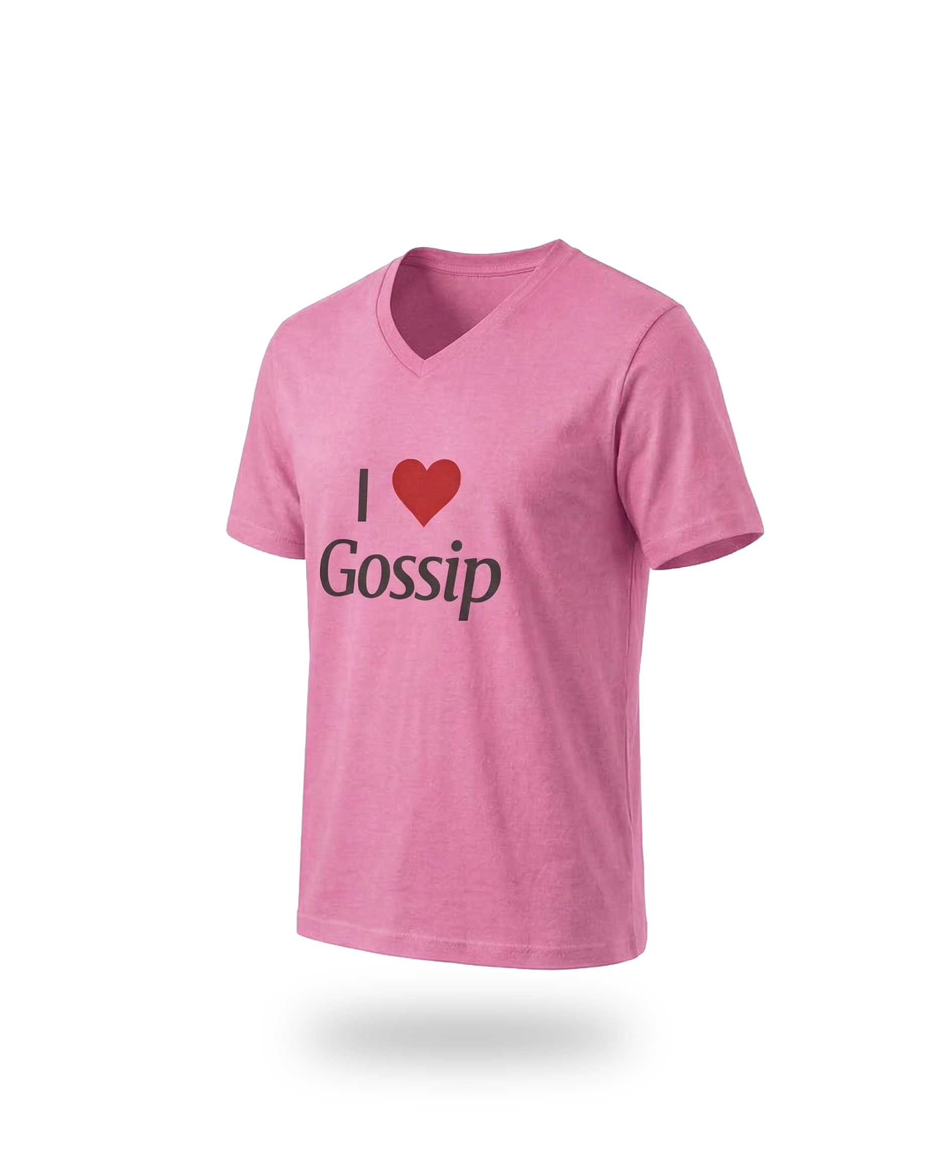 I LOVE GOSSIP V-NECK TEE FOR HER