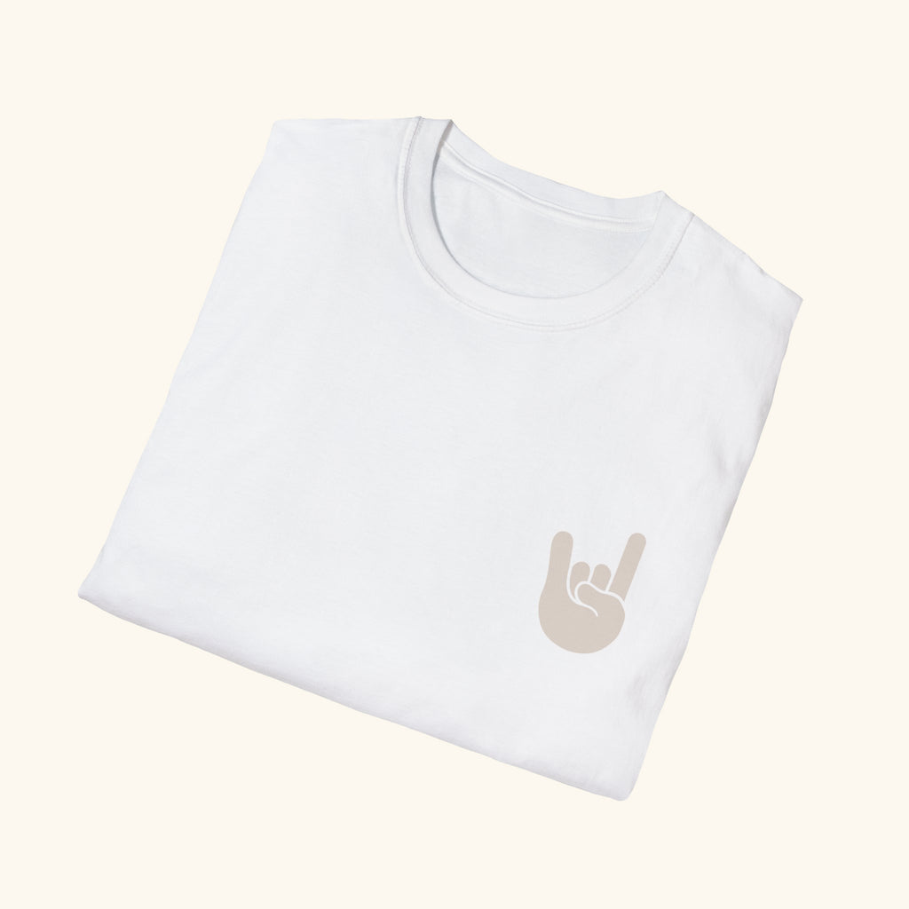 White EM-JI T-shirt