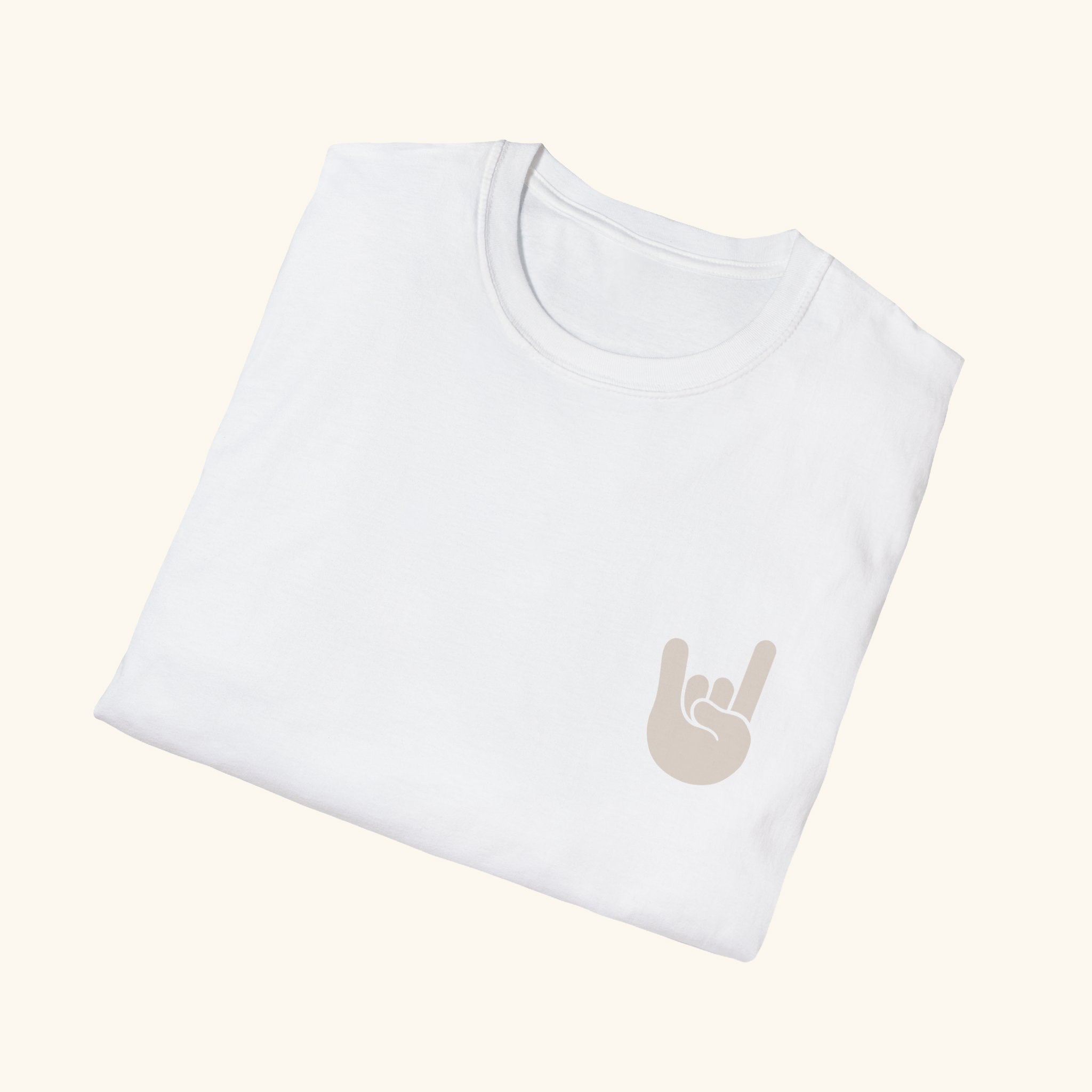 EM-JI T-SHIRT ROCK & ROLL WHITE