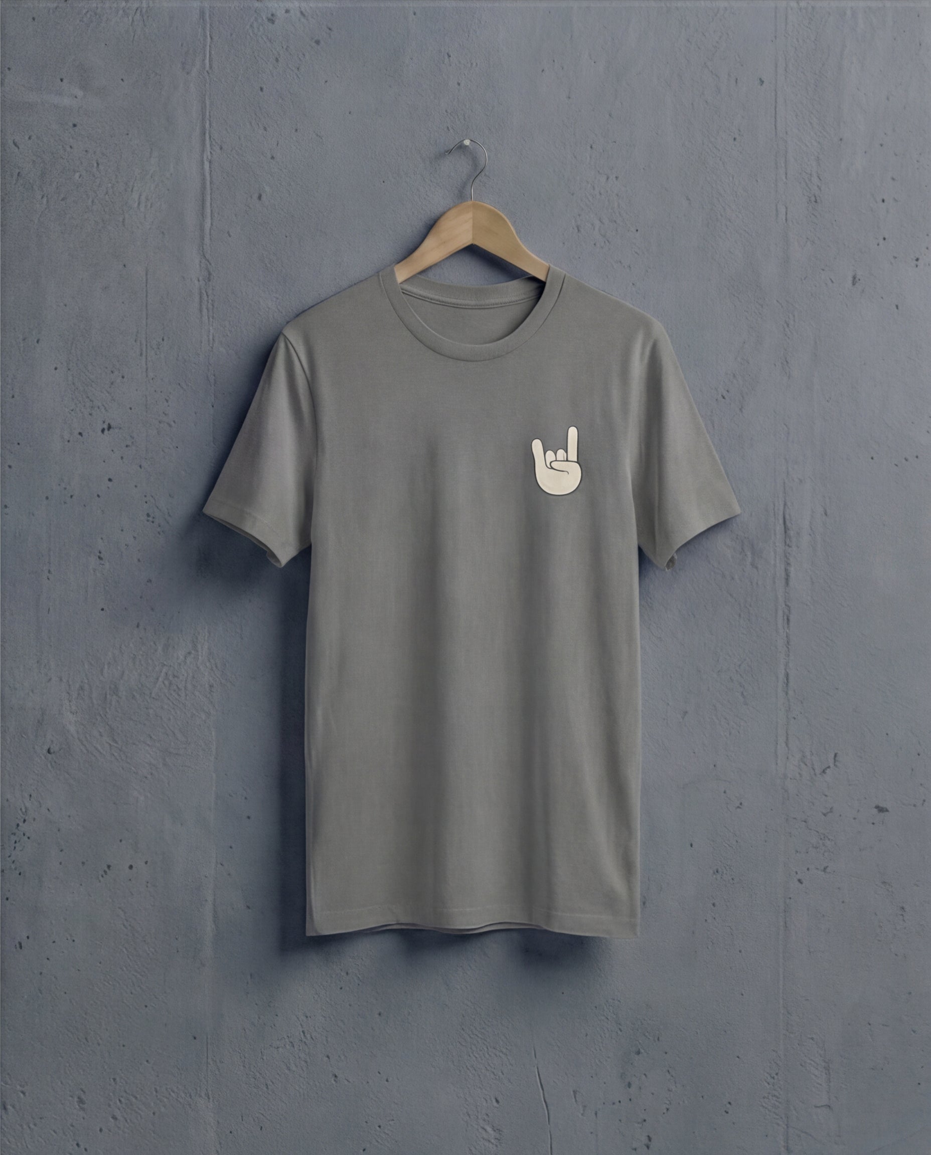 EM-JI T-SHIRT ROCK & ROLL GREY