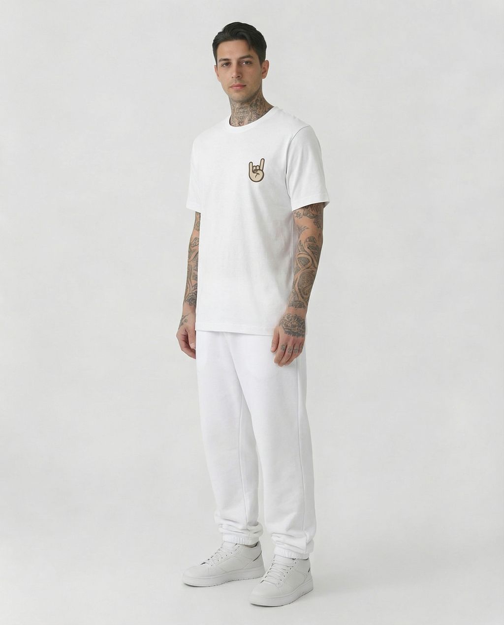EM-JI T-SHIRT ROCK & ROLL WHITE
