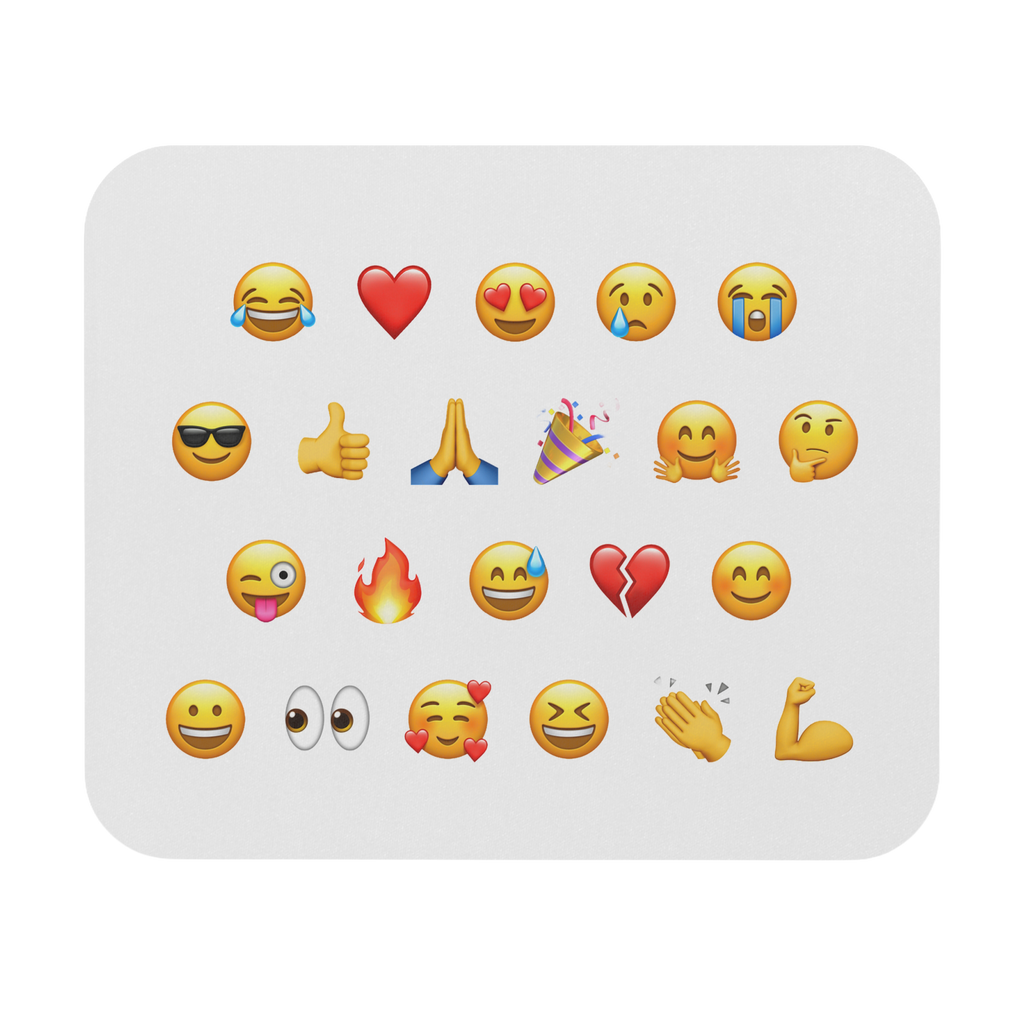 Emoji Grid Mouse Pad