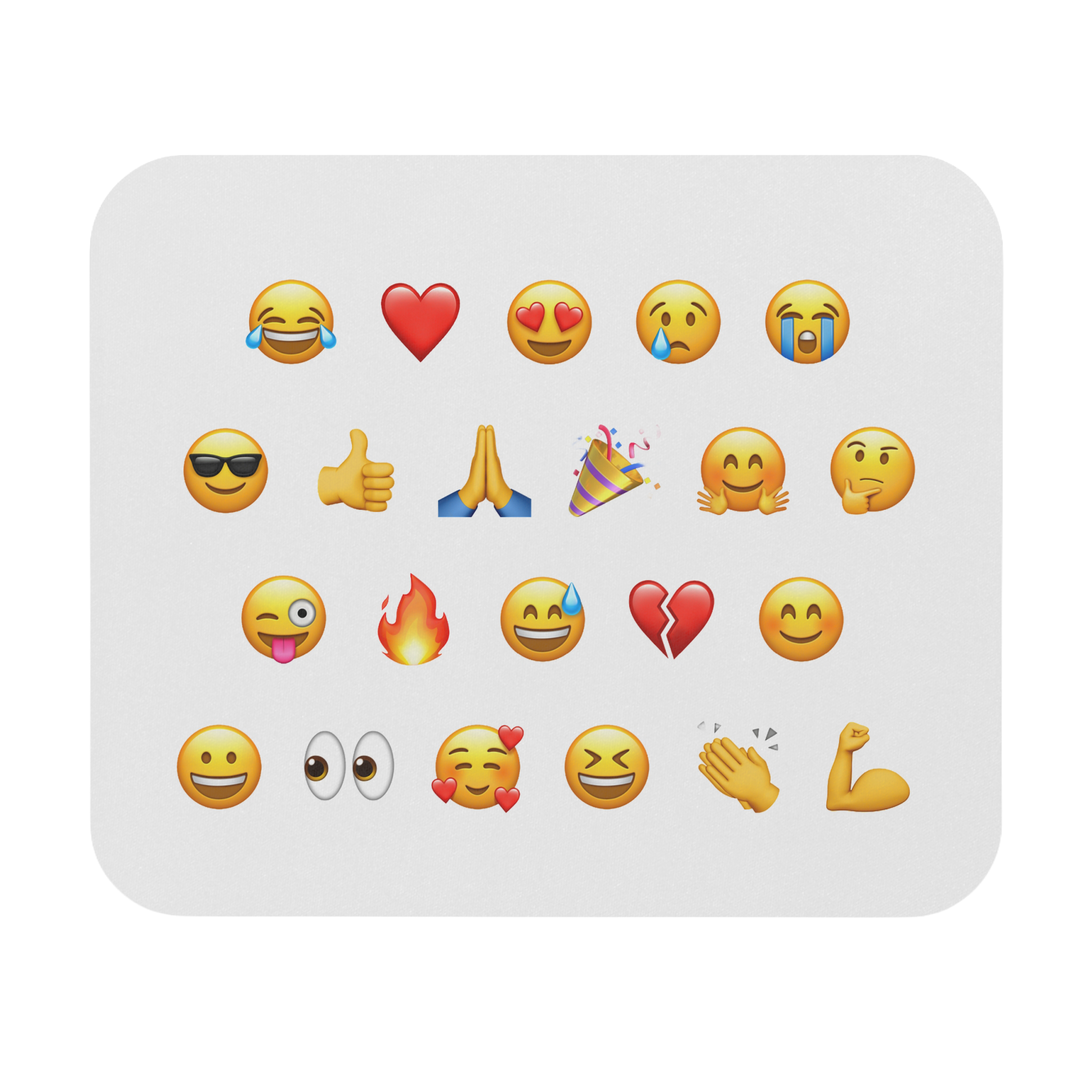 Emoji Grid Mouse Pad