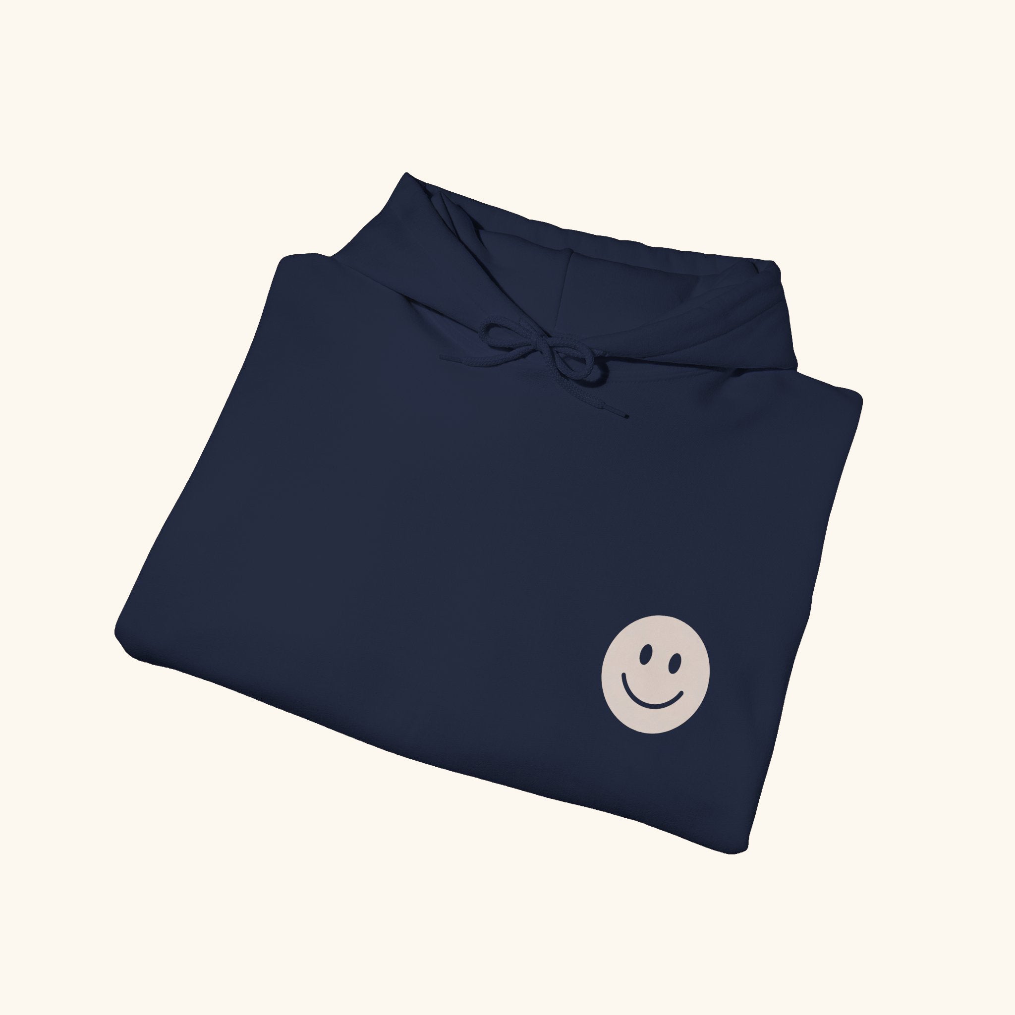 EM-JI HOODIE SMILE - NAVY