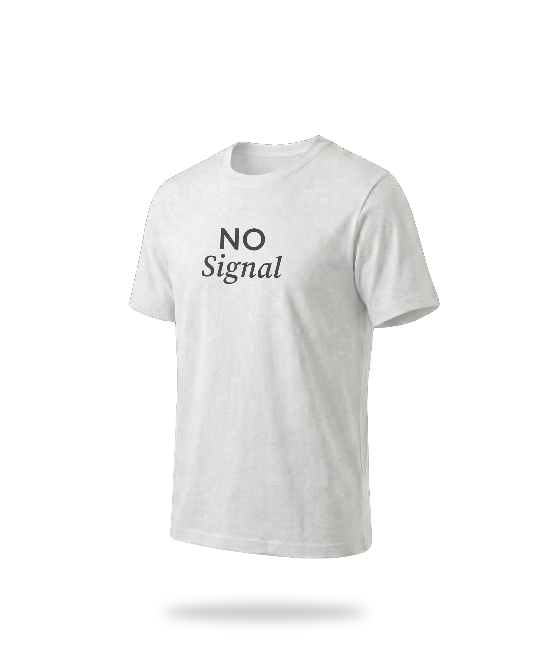 T-SHIRT NO SIGNAL WHITE