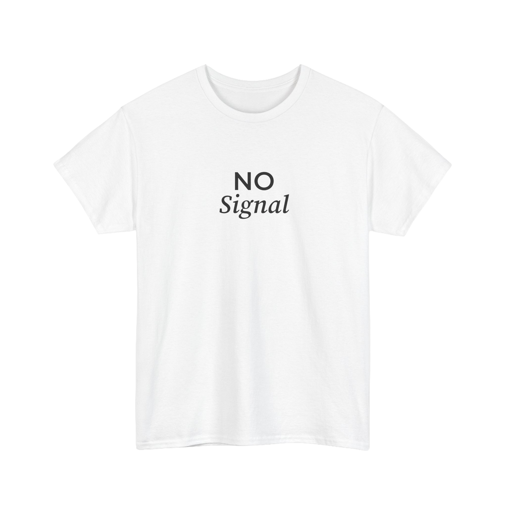 T-SHIRT NO SIGNAL WHITE