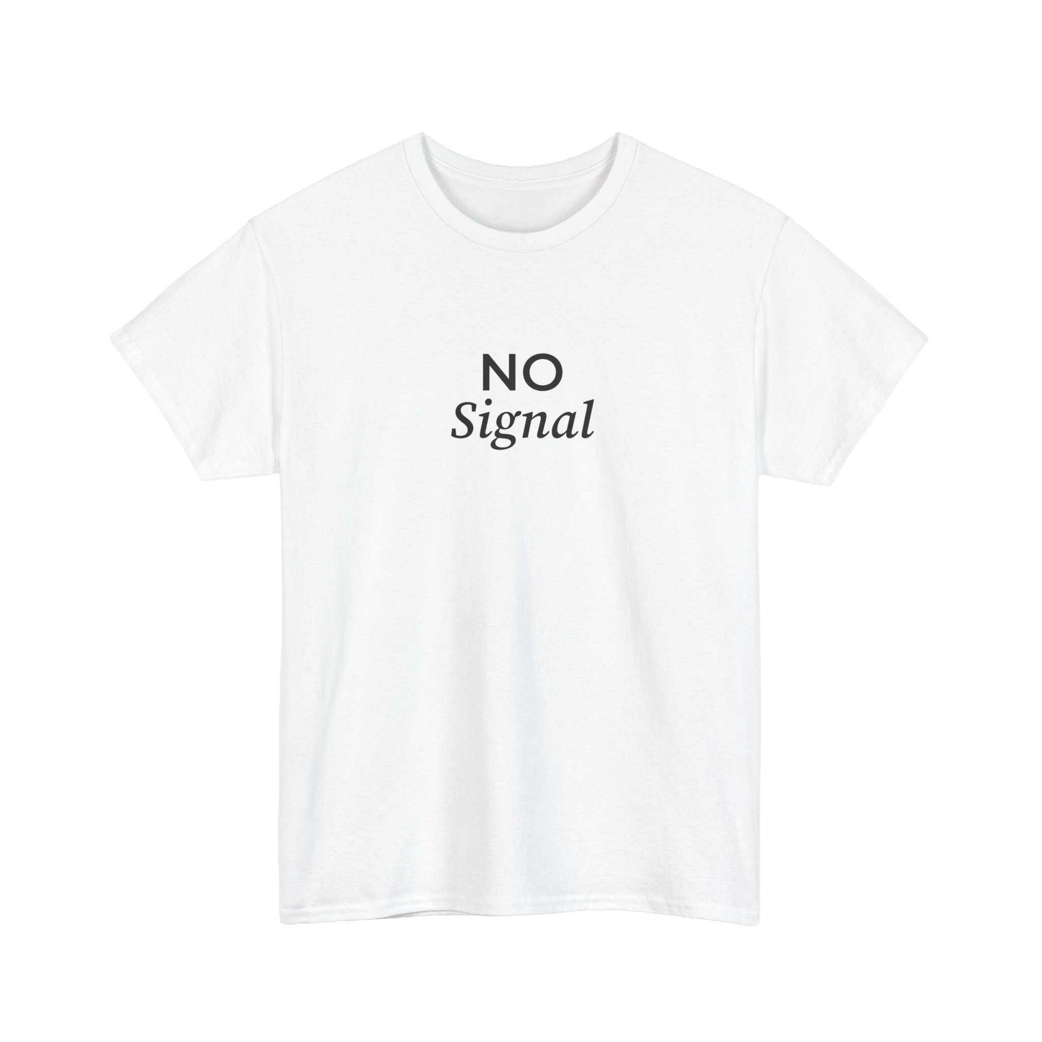 T-SHIRT NO SIGNAL WHITE