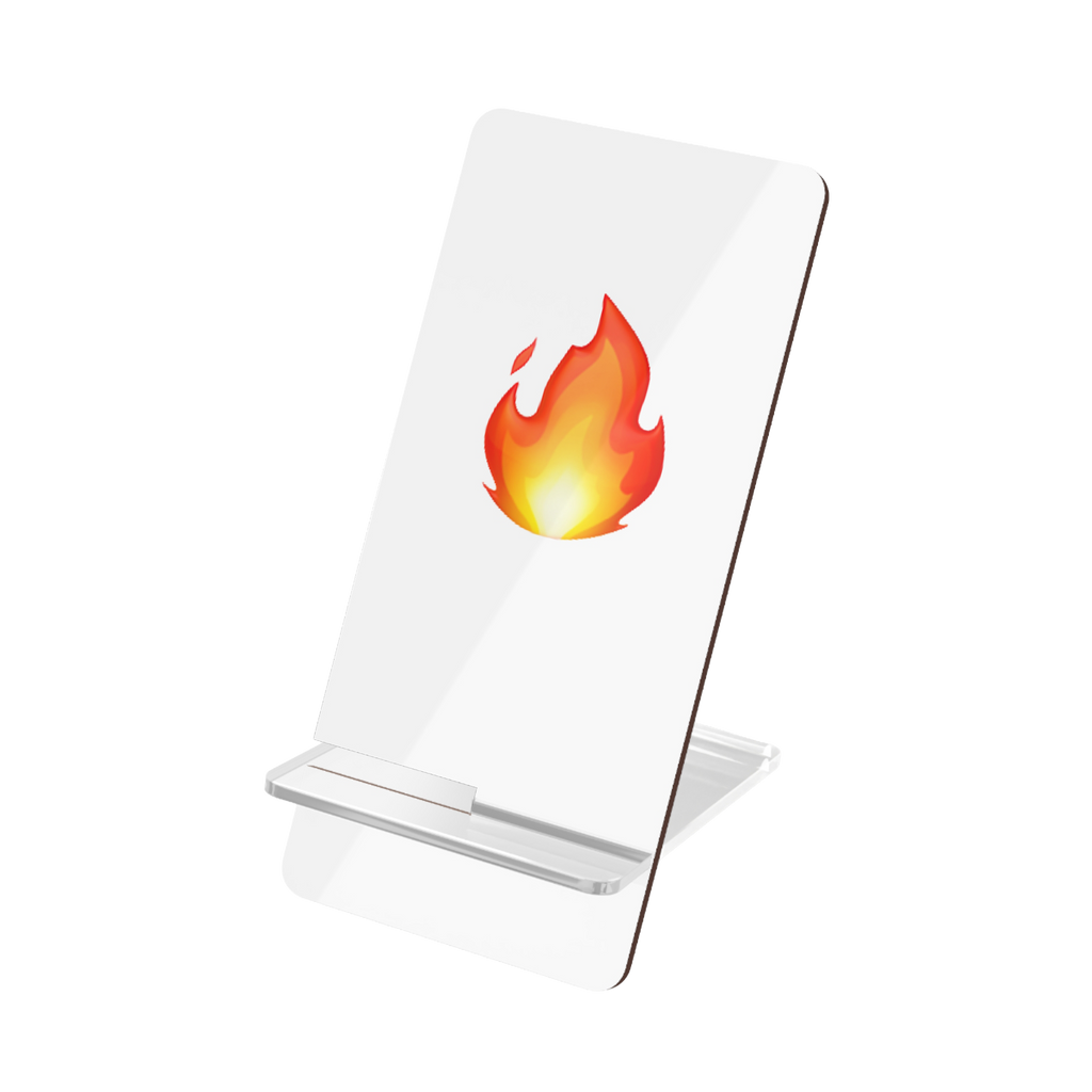 Phone Stand — Flame Design