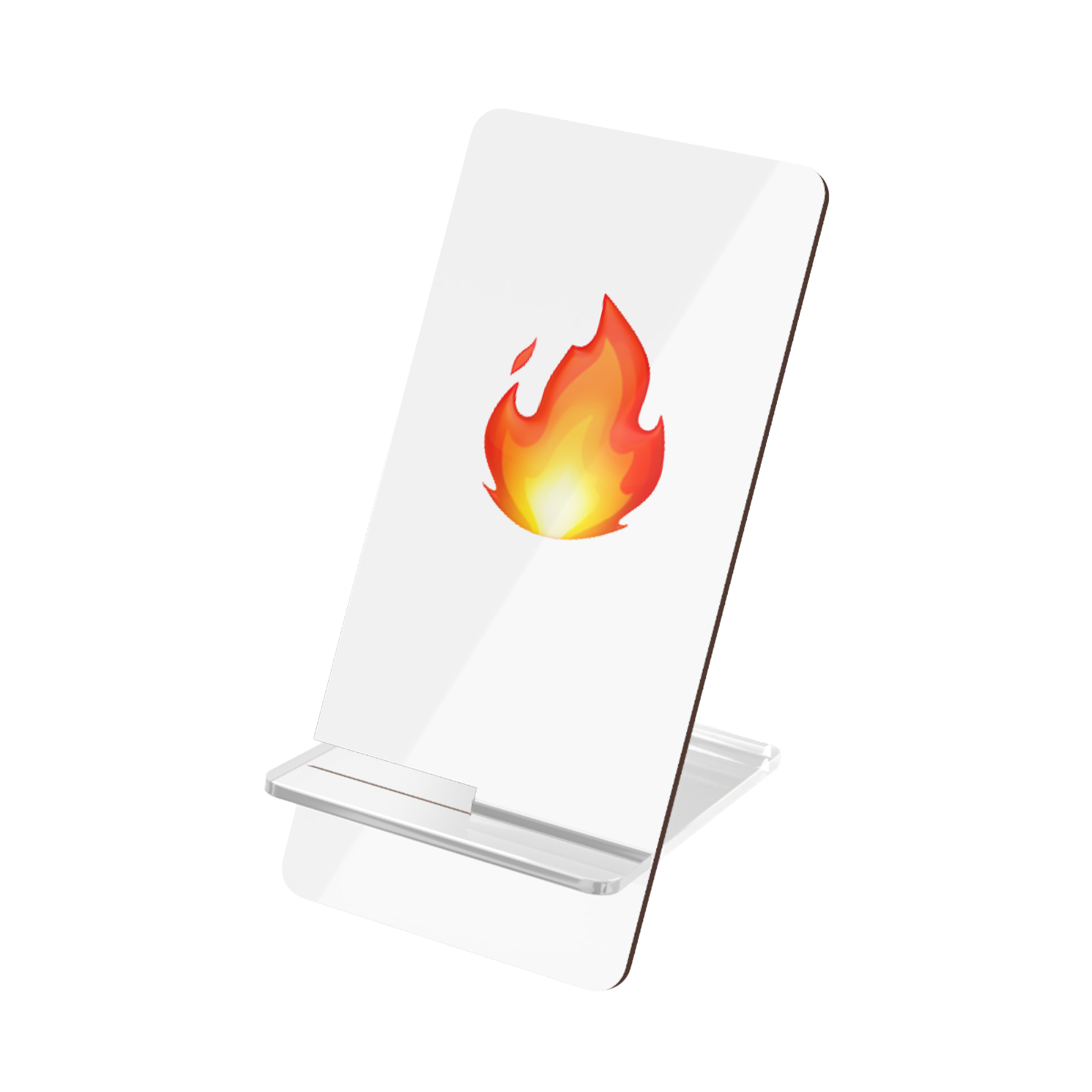 Phone Stand — Flame Design