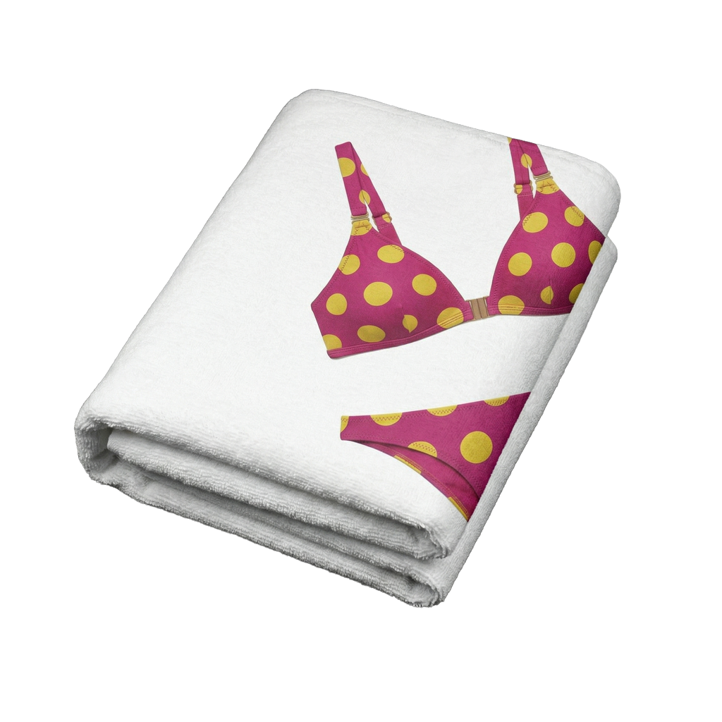 Emoji Bikini Beach Towel