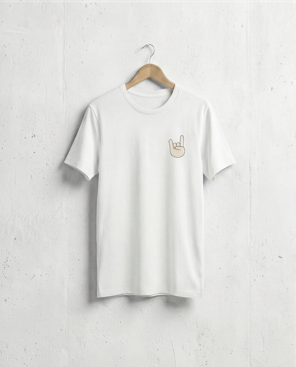 White EM-JI T-shirt