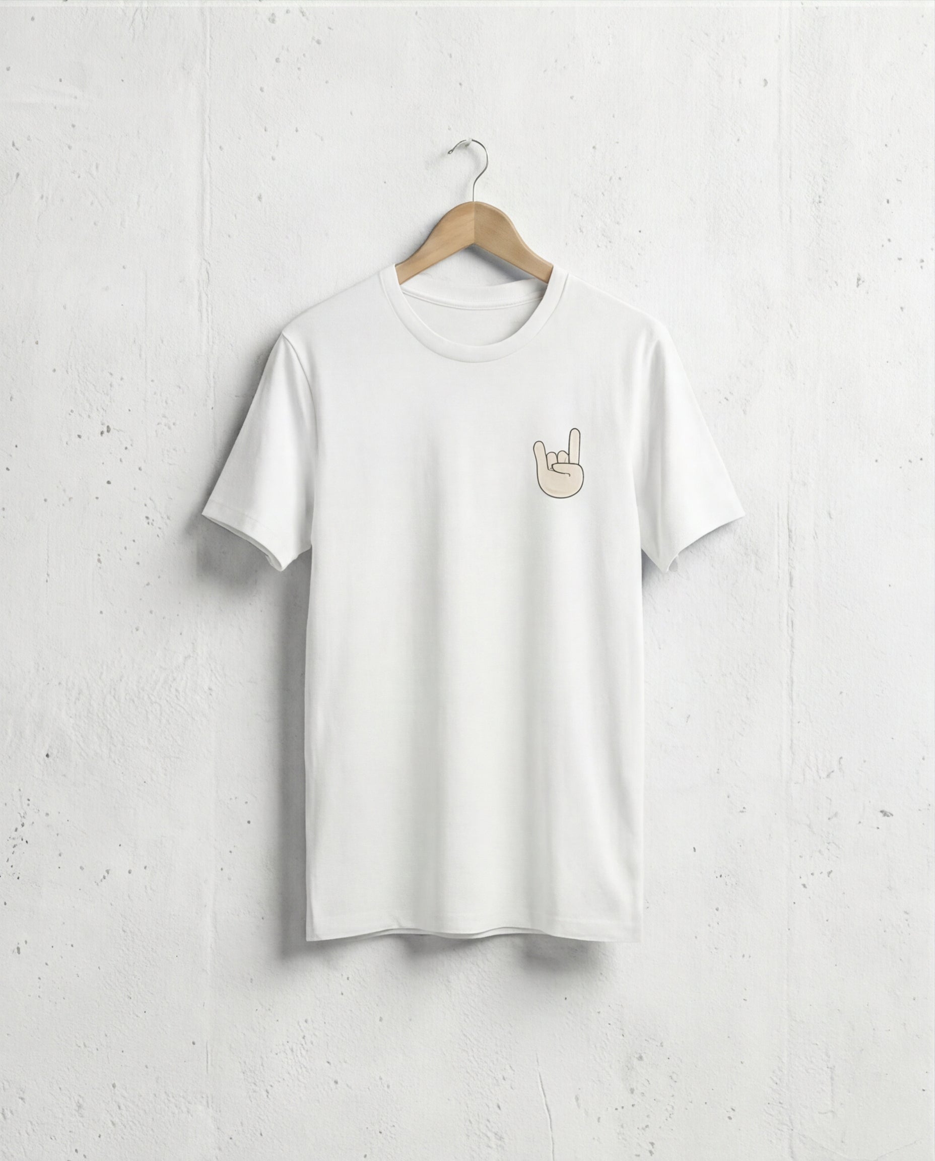 EM-JI T-SHIRT ROCK & ROLL WHITE