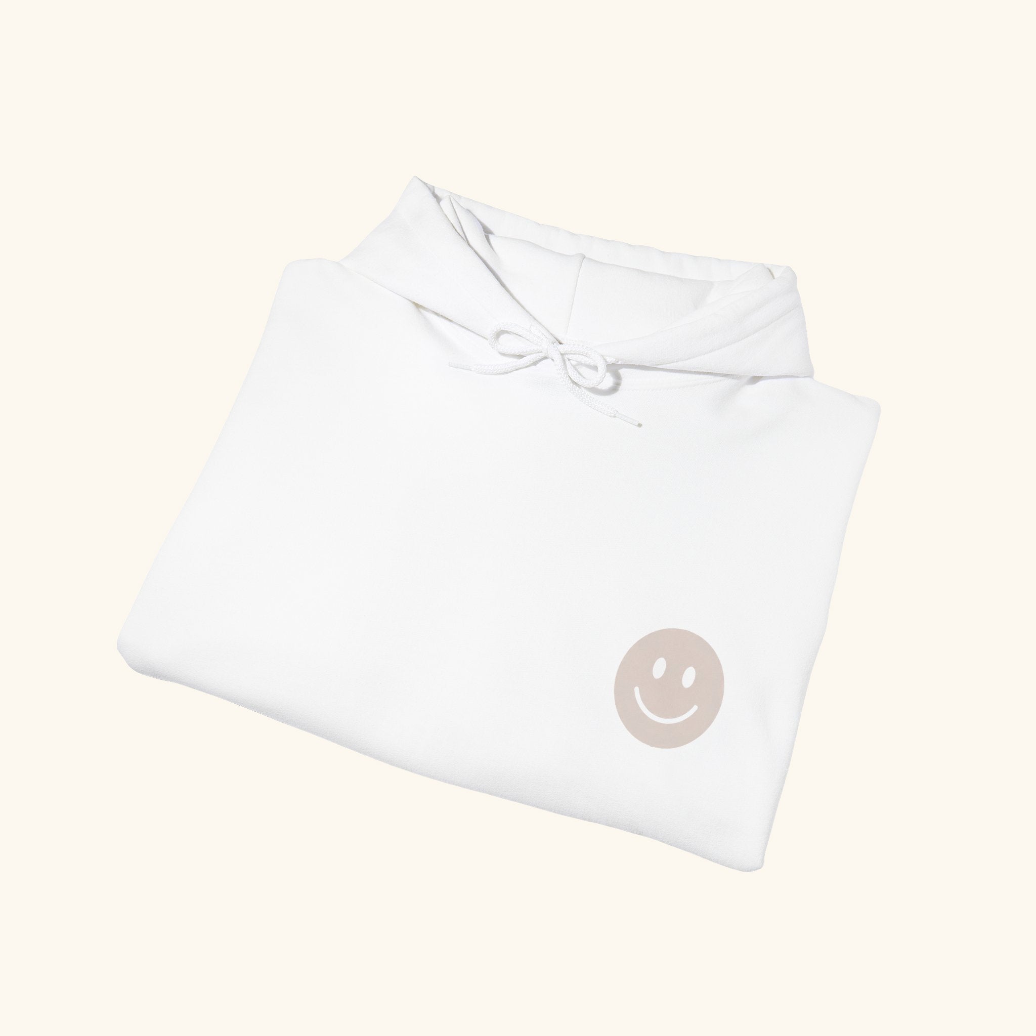 EM-JI HOODIE SMILE - WHITE