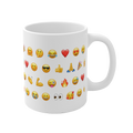 Emoji Pattern Ceramic Mug