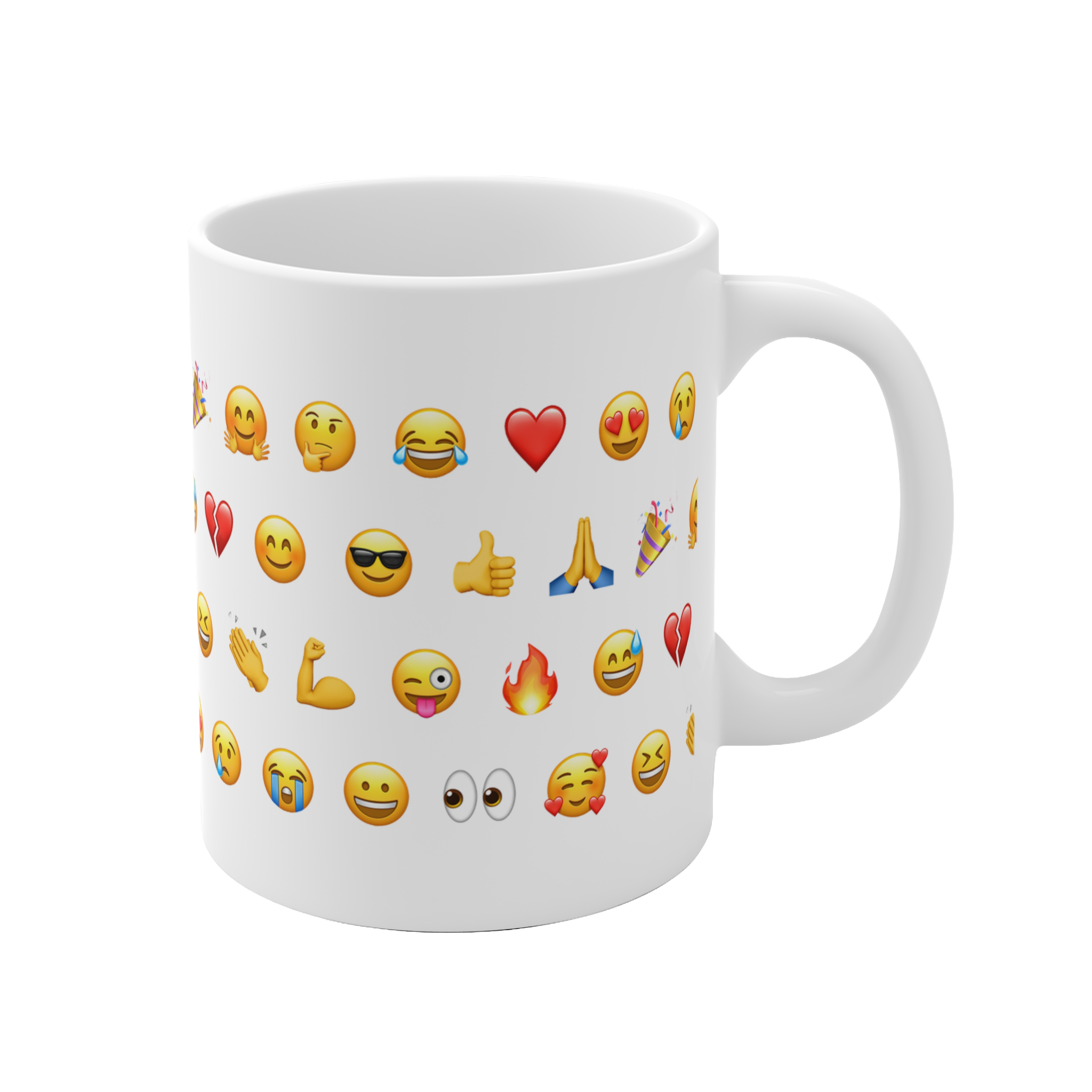 Emoji Pattern Ceramic Mug