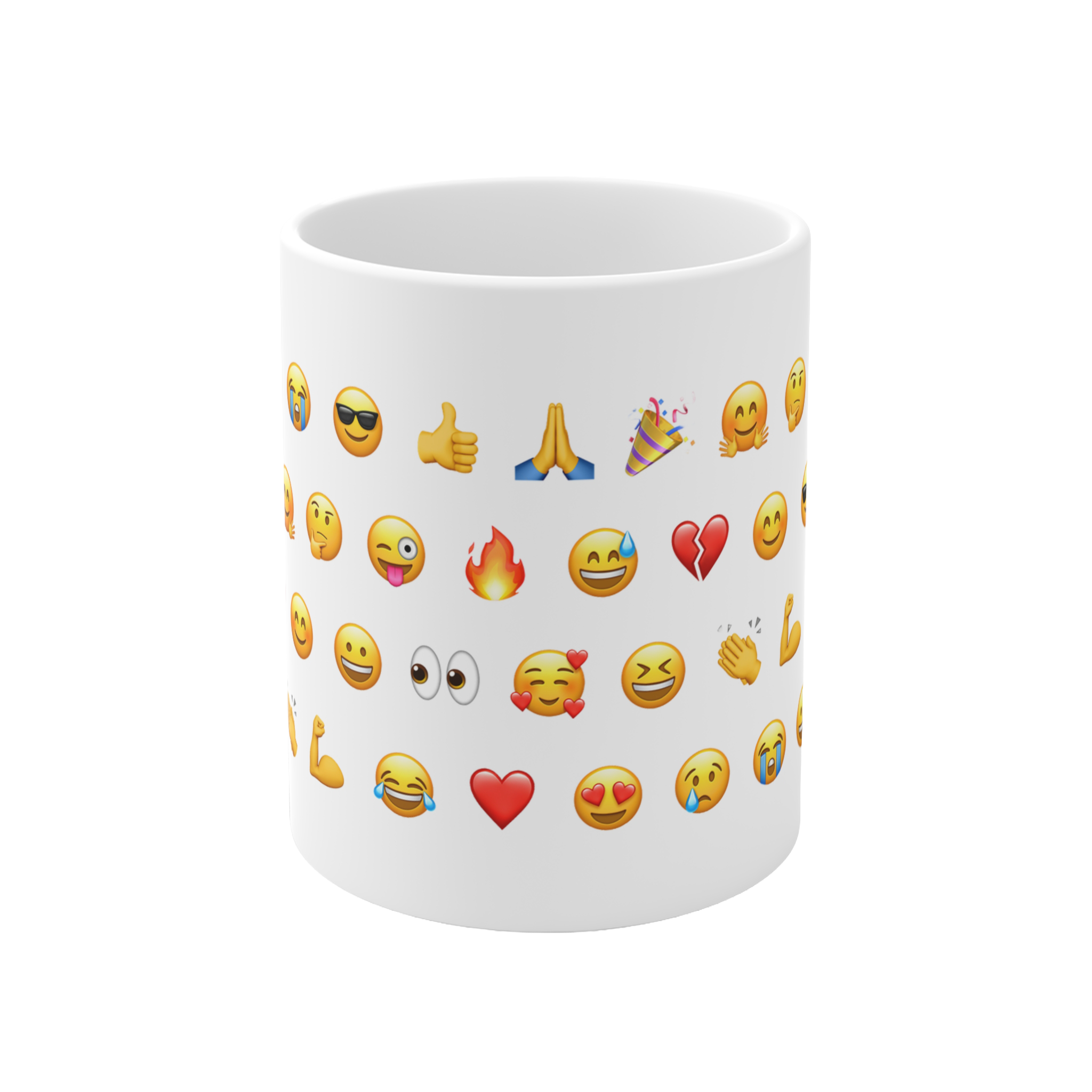Emoji Pattern Ceramic Mug