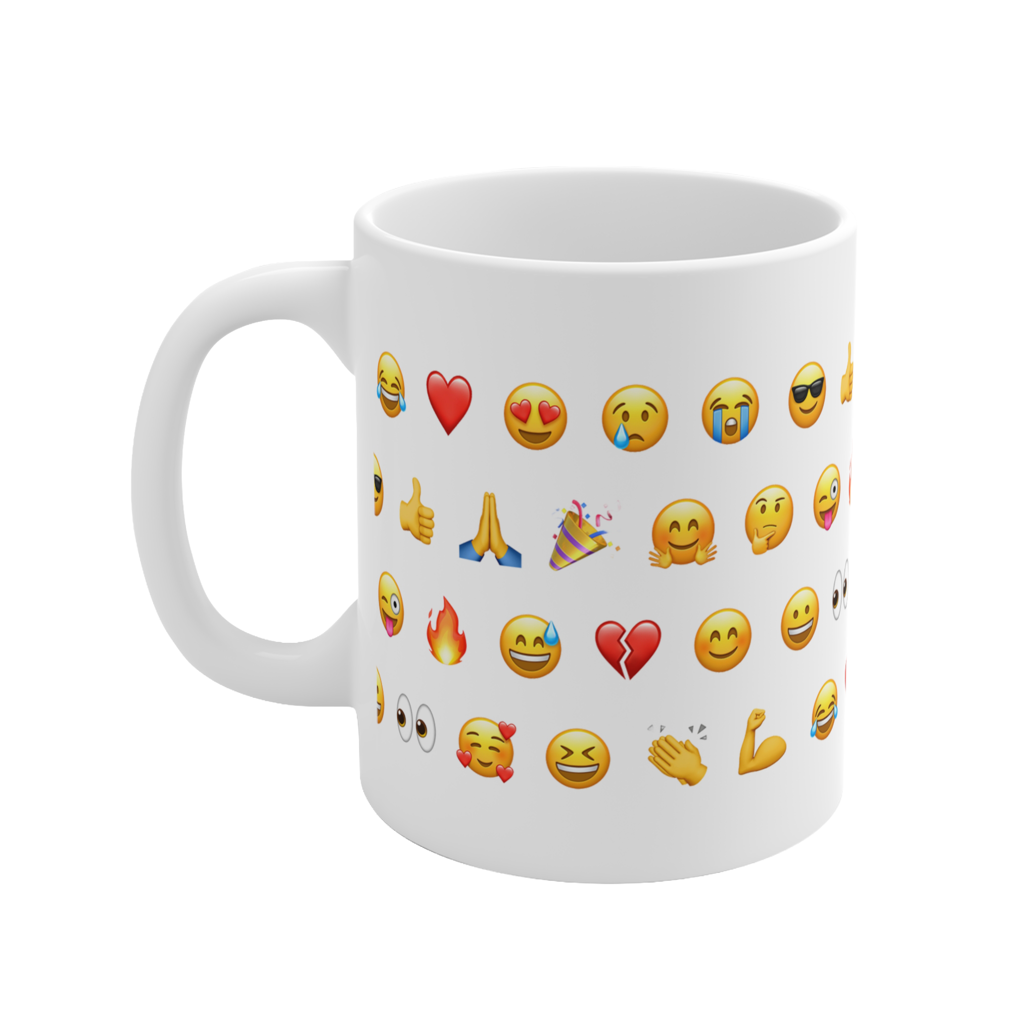 Emoji Pattern Ceramic Mug